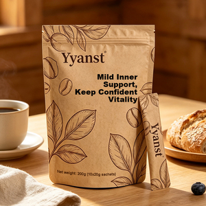 กาแฟบำรุงกำลังสำหรับผู้ชาย OEM ODM 20 กรัม*10 ซอง 200 กรัม บรรจุภัณฑ์แบบซองตั้ง Eco Kraft เครื่องดื่มสมุนไพรสำเร็จรูปเพิ่มความมั่นใจให้ผู้ชาย - Product Image 6