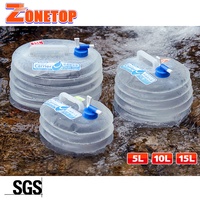 Échantillon Gratuit - Contenant d'Eau en Plastique à Large Ouverture pour Camping en Plein Air avec Robinet - 5L, 8L, 10L, 12L, 15L, 18L, 20L, 22L, 25L