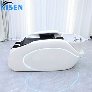 KISEN High Quality Salon <b>Head</b> Spa Basin <b>Electric</b> Thai Shampoo <b>Massage</b> Bed Multifunctional Automatic Shampoo Chair for Salon - Product Image 4