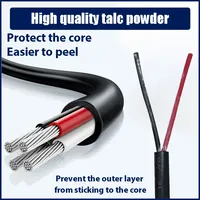 Kabel PVC Fleksibel Listrik 18 16AWG UL2464 2/3 Inti Konduktor Tegangan Rendah untuk Penerangan LED Otomotif