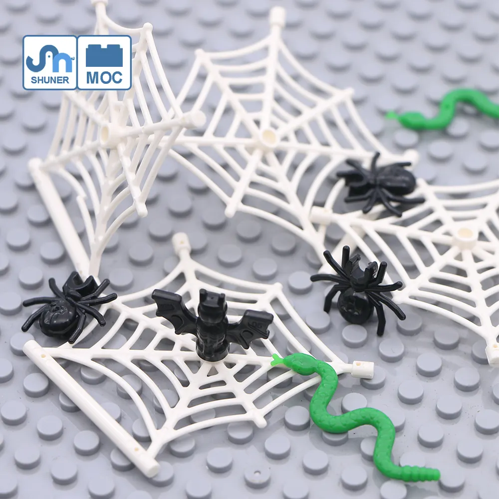 Animali Amici Blocchi di Costruzione della Città di Granchio Serpente Bat Pesce Spider Web Zoo MOC Giocattoli Dei Mattoni Per I Bambini Compatibile Città Accessori