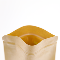 Emballage thermique personnalisé en PE refermable stockage de riz logo personnalisé sac debout en papier kraft alimentaire Doypack