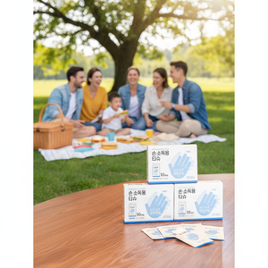 Lingettes désinfectantes Sauber de haute qualité pour nettoyage de base, emballées individuellement, lot de 10, faible teneur en ingrédients chimiques, prix abordable - Product Image 3