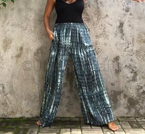 Pantalon bohême pour femmes, jambes larges, nouvelle collection, tendance, été 2020, vêtement sarouel pour printemps et vacances - Product Image 2