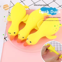 Gros Drôle Doux Canard Fidget Jouets Extensible Animal Squeeze Soulagement Du Stress pour Enfants Adultes TPR Matériel pour Âge 5-7 Ans