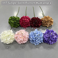 Décoration florale de table HGA pour mariage, ensemble de hortensias et lys en soie, chemin de table pour réception de mariage, dîner et décoration de toile de fond de fête