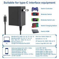 Adaptateur secteur de haute qualité pour console de jeu NS OLED, ensemble de base, chargeur avec câble HD pour TV, base noire, neuf
