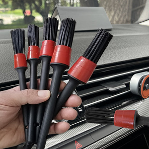Brosse à poils doux pour lavage de voiture, petite brosse à double usage pour la maison et la voiture, brosse multifonctionnelle pour nettoyer l'intérieur de la voiture - Product Image 1