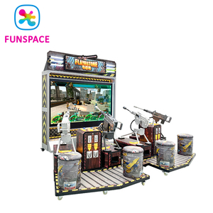 Équipement de parc d'attractions intérieur, simulateur de jeu vidéo de tir immersif pour 4 joueurs, machine de jeu d'arcade à monnayeur - Product Image 1
