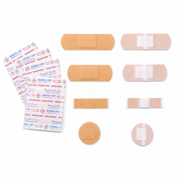 Vente en gros de trousses de premiers secours personnalisées avec logo, pansements adhésifs, bandes de fibres élastiques, pansements désinfectés à l'ozone, boîte de pansements adhésifs