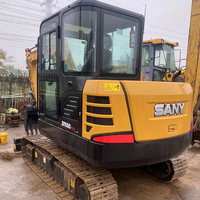 Miniexcavadora Usada de 6 Toneladas SANY 60c con Motor, Maquinaria de Movimiento de Tierras de Segunda Mano en Venta en Shanghái