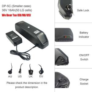 Greenpedel <span class=keywords><strong>Bafang</strong></span> BBS01 36V <span class=keywords><strong>250W</strong></span> Mediados de coche de Motor de bicicleta eléctrica <span class=keywords><strong>Kit</strong></span> <span class=keywords><strong>con</strong></span> 16Ah <span class=keywords><strong>batería</strong></span> - Product Image 2