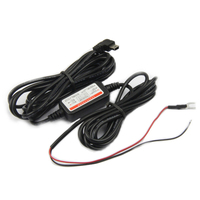 Câble d'alimentation pour chargeur de voiture mini USB 12-24V 5V 2A 1.5A, ligne Buck pour caméra embarquée DVR, surveillance de stationnement 24h/24, mini USB 12V 24V 5V 2A