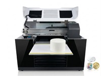 Aplikasi WiFi Baru XP600 Printer Kue Makanan Otomatis Multiwarna Mesin Inkjet Pintar untuk Makanan Layar Sentuh 4/6/8-inci 1440 DPI Tinta DIY