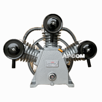 Tête de compresseur industriel APCOM, compresseurs d'air à piston alternatif à 2 étages, pompe 2065 2080 3080 3065 3090 avec soupape à clapet