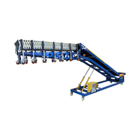 Convoyeur mobile Lianxin avec sections et élévateur hydraulique pour une manutention efficace des conteneurs dans les entrepôts
