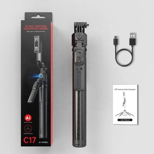 Vlogging Kit C17 стабилизатор карданного держателя 360 вращения Авто отслеживание лица мобильный телефон Smart Follow Selfie Stick штатив - Product Image 6