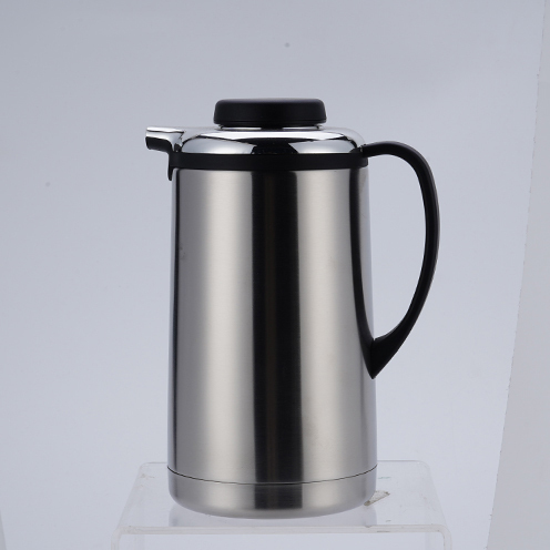 Practical Stainless Steel Body Keep Hot Jug 1.0/1.3/1.6/1.9L Glass Liner Insulation Vacuum Coffee Jug With Pp Lid and Handle