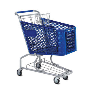 Chariot à provisions en plastique personnalisé avec logo en <span class=keywords><strong>PVC</strong></span> Style de la roue d'emballage de surface Caractéristique de couleur Origine Type Taille Magasins - Product Image 2