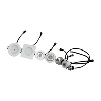 Kit d'éclairage d'urgence LED rechargeable à test automatique avec batterie Li-ion, capuchon de lampe en métal et tube en aluminium IP42