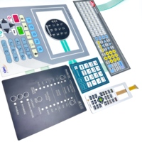 Panel Tombol Overlay Grafis Karet Kustom untuk Keypad Membran Keyboard Peralatan Rumah Tangga