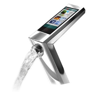 ก๊อกน้ำร้อนไฟฟ้าสำหรับห้องครัว พร้อมจอแสดงผลดิจิตอล LED - Product Image 1