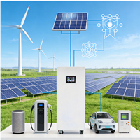 Batterie de stockage d'énergie solaire LiFePO4 pour usage domestique, sur pied, 48V 200Ah 300Ah 10Kwh 15Kwh, pack de batteries empilables