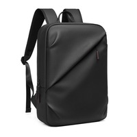 Sac à dos pour ordinateur portable professionnel, sac d'ordinateur fin, écologique, léger, imperméable, en polyester Oxford, minimaliste, de voyage, multi-poches