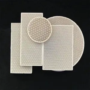 refractory square or round cordierite infrared ceramic sheet honeycomb plate for gas heater