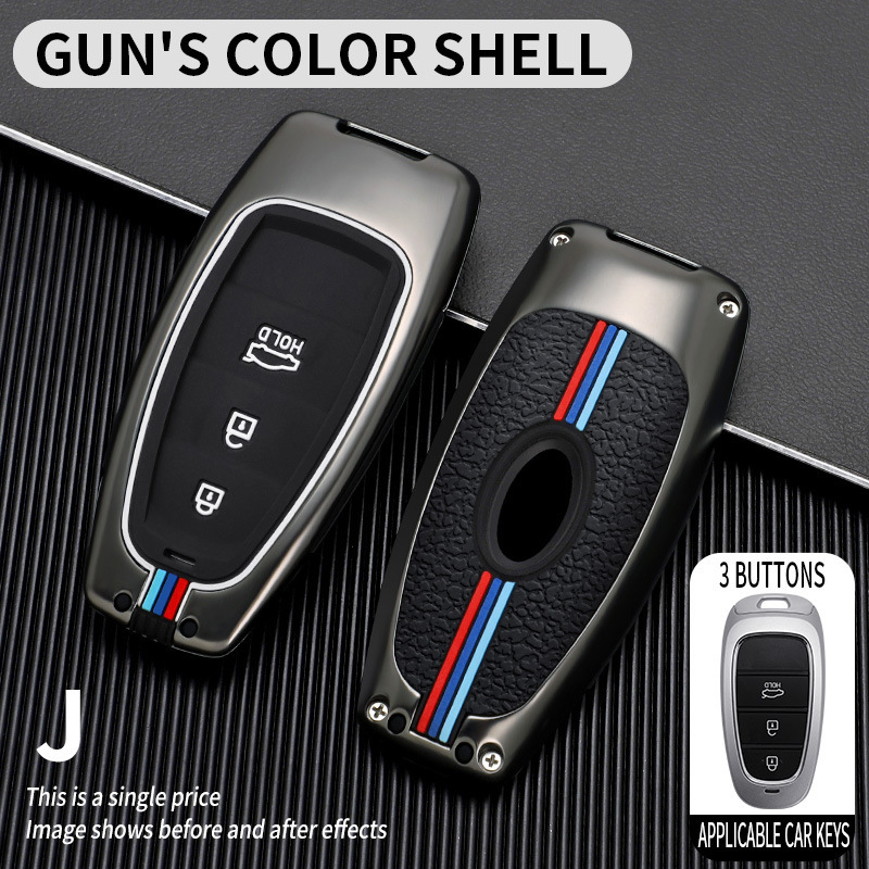 J trois boutons couleur pistolet coque unique