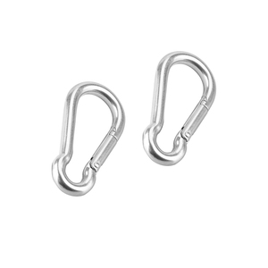 Stainless Steel Carbine Clip Snap Hook With Eyelet