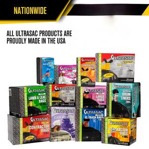 Sacs poubelles professionnels Huamaohengchun45 Gallon 3.0 MIL transparents et résistants avec attaches manuelles - 33" x 48" - Lot de 20 - pour la construction - Product Image 6