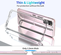 IVANHOE – coque rigide transparente en acrylique antichoc pour Samsung S21, S20, FE, S10e, S10, S9, S8 Plus, Note 8, 9, 10, 20 Ultra