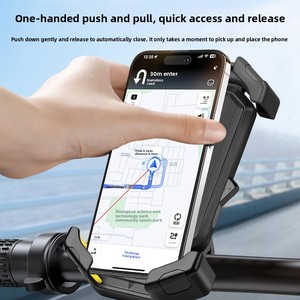 Support de guidon étanche D5750 pour vélo électrique, moto, navigation, support de téléphone pour vélo avec pare-soleil - Product Image 3