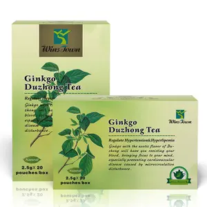 Winstown Ginkgo Duzhongハーブティーデトックス自然洗浄改善免疫力強度卸売ストレス栄養茶葉