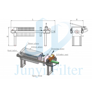 Hướng dẫn sử dụng xi lanh thủy lực đúc tấm sắt-Khung lọc Báo Chí được sử dụng để tách chất lỏng rắn - Product Image 5