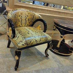 Stile classico sedia da caffè di lusso sala <span class=keywords><strong>d</strong></span>'<span class=keywords><strong>attesa</strong></span> <span class=keywords><strong>poltrone</strong></span> antico tavolino e sedie - Product Image 3