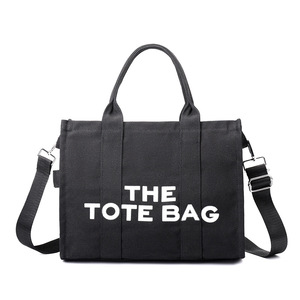 Borsa <span class=keywords><strong>Tote</strong></span> in Tela con Logo Personalizzato, Colore Unico, Design Elegante con Scritte per Donne - Product Image 6