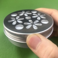 Fabrication de boîtes en aluminium métallique de 30 ml, 60 ml, 1 oz, 2 oz, 3 oz, 4 oz, 5 oz, 6 oz, 8 oz, argentées, mates, noires, perforées, avec logo/étiquette