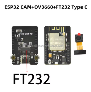 Placa DE DESARROLLO WIFI Micro USB tipo C FR232 CH340G con módulo de cámara OV2640 OV3660 <span class=keywords><strong>ESP32</strong></span> - Product Image 3