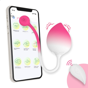 Vibrador Silencioso con Control por Aplicación: Potente Vibrador Impermeable con un Lindo Diseño de Durazno - Product Image 1