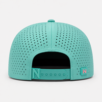 Casquettes de golf en gros avec cordon, gris foncé, aérées avec trous latéraux, plaque embossée, visière droite, casquette de baseball personnalisée OEM