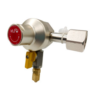 เครื่องควบคุมแรงดันอากาศอลูมิเนียมสำหรับ CO2เบียร์และเครื่องดื่มเครื่องควบคุมถังพร้อมมาตรวัดสำหรับต้มเบียร์ - Product Image 4