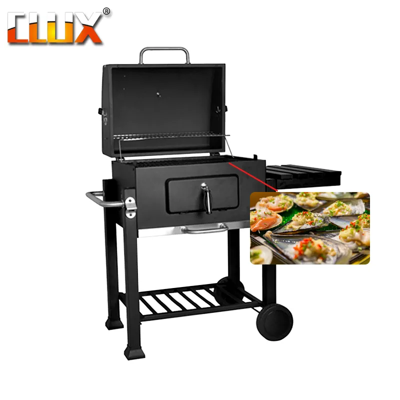 Foldable smoker folding legs barbecue charcoal bbq grills