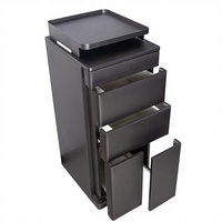 Armoire de rangement moderne en acier inoxydable pour salon, chariot roulant pour salon de coiffure, tiroirs, organisateur pour salon de barbier, équipement de beauté