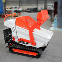 Mini Agricultural Crawler Transporter 0,8 Tonnen Obstgarten Home Lift Dumper Muldenkipper Dumper Traktoren Fabrik preis