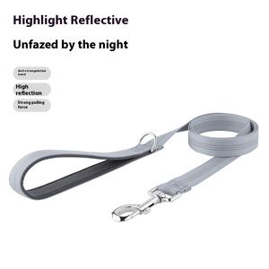 Suministros para mascotas transfronterizos Teddy <span class=keywords><strong>Koki</strong></span>, correa para perro Golden Retriever grande, mediana y pequeña, patrón sólido, Material de nailon acolchado - Product Image 5