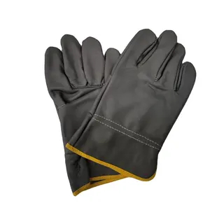 Hot selling oil resistant wear-resisting driving gloves welding working safety furniture leather gloves
