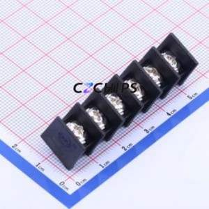 KF35S-8.25-6P Barrier Terminal Block Through hole Component (THT),P=8.25mm Connector Two Sides 8.25mm 1x6P Straight Pin - Product Image 1