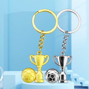 Llavero <span class=keywords><strong>de</strong></span> Metal Personalizable con Diseño <span class=keywords><strong>de</strong></span> Trofeo <span class=keywords><strong>de</strong></span> Fútbol, Copa Hércules, Regalo Deportivo, Edición 2026, Estados Unidos, Canadá, México - Product Image 4